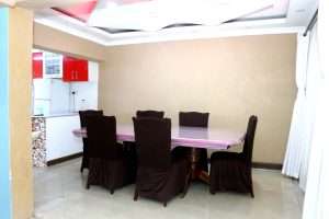 Dining area of the five-bedroom villa in Ruiru