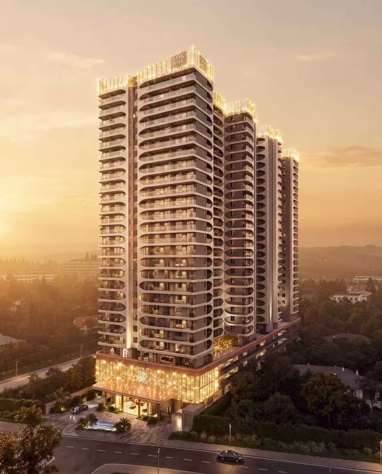 Oak Rise Westlands full project rendering